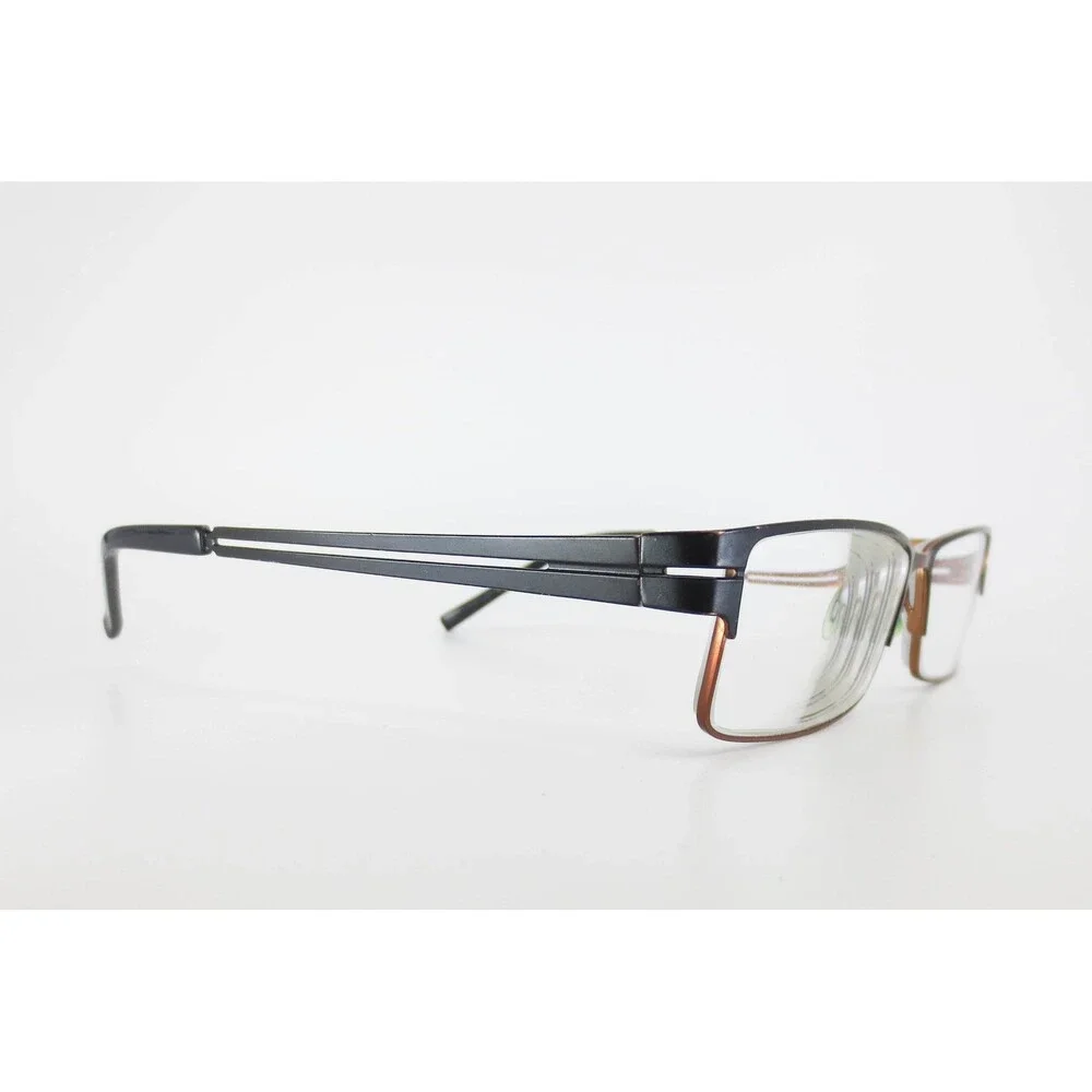 Zyloware Eyeglass Frames Matte Black Bronze Rectangle S 6005 C.021 54-18-150